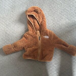 North face 3-6mo fleece baby jacket